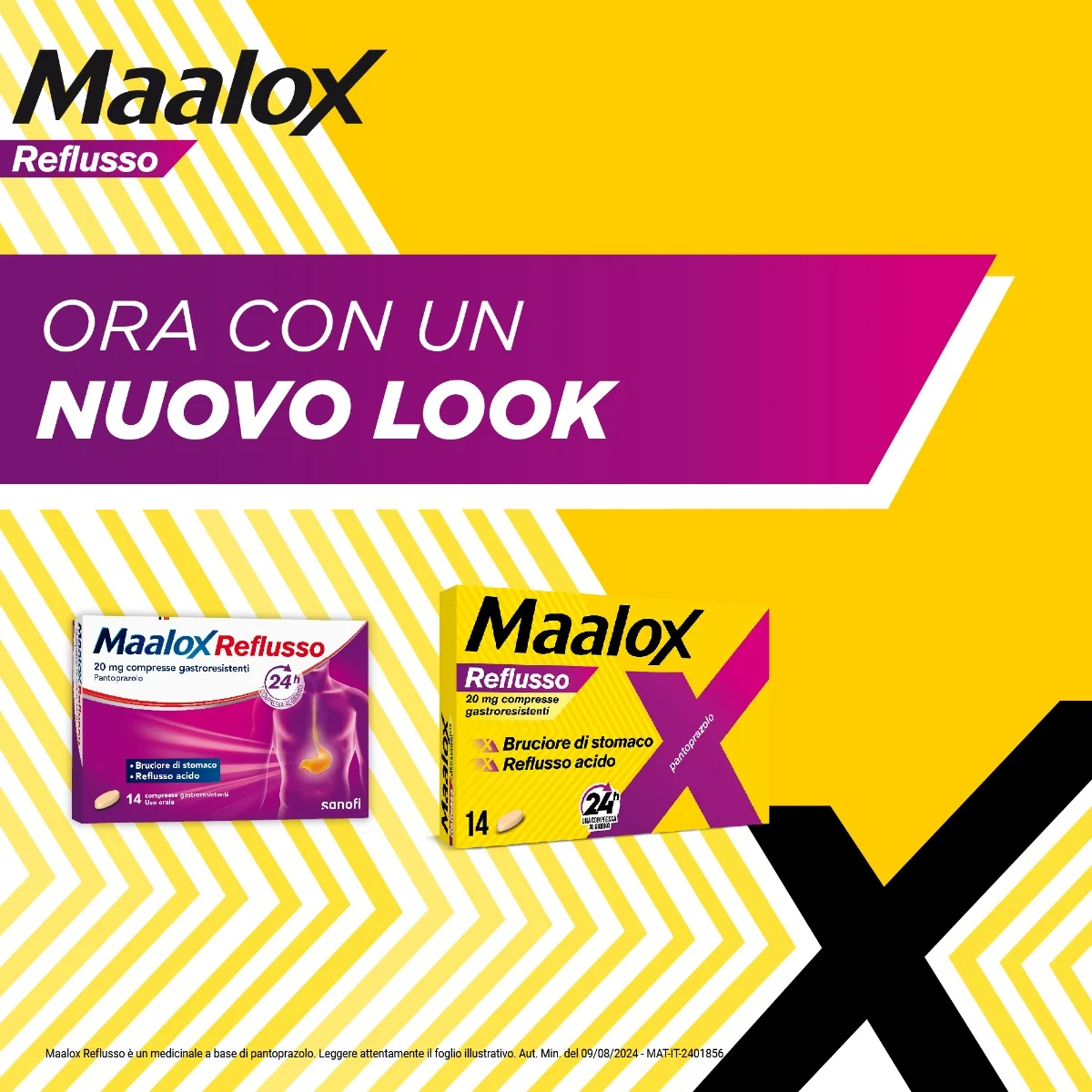 Maalox Reflusso 20 mg 14 Compresse Azione Anti-Reflusso