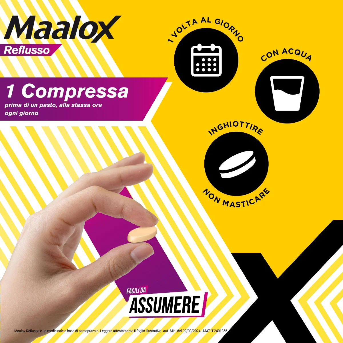 Maalox Reflusso 20 mg 14 Compresse Azione Anti-Reflusso