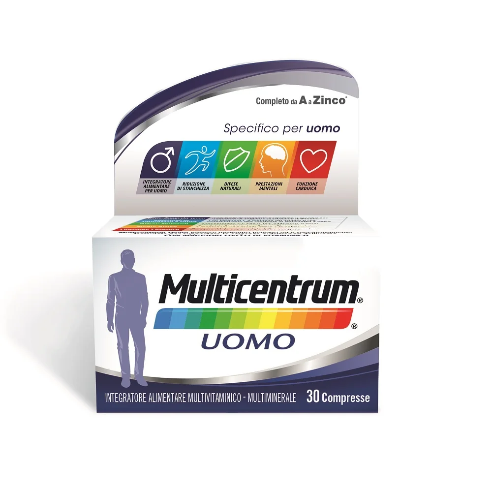 Multicentrum Uomo 30 Compresse Integratore Multivitaminico per Uomo