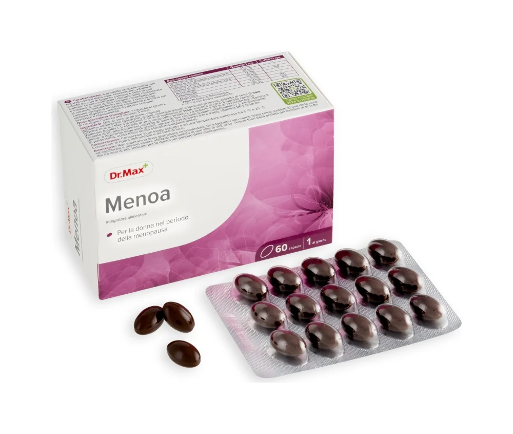 Dr. Max Menoa 60 Capsule Integratore per Donne in Menopausa