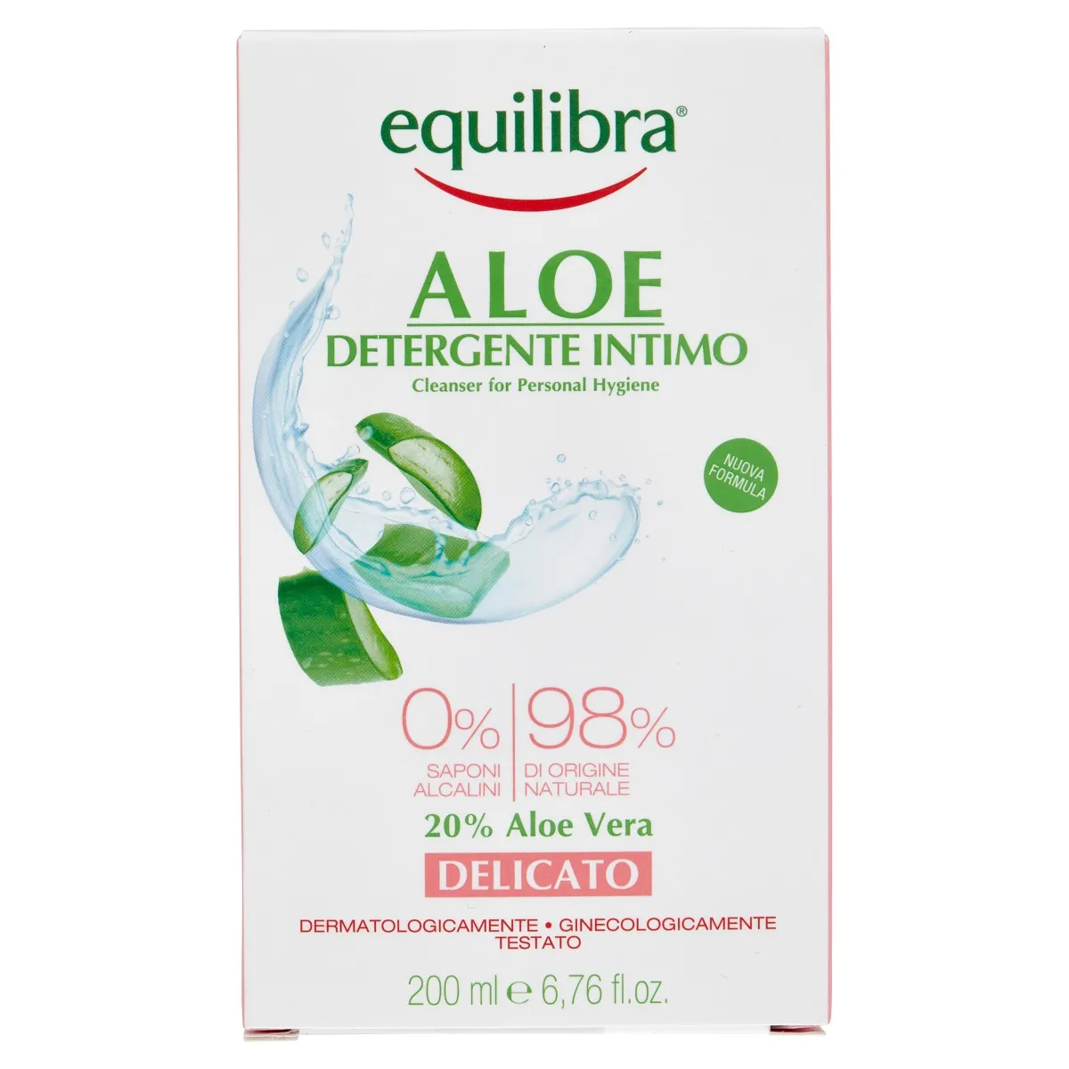 Equilibra Aloe Detergente Intimo Delicato 200 ml Idratante