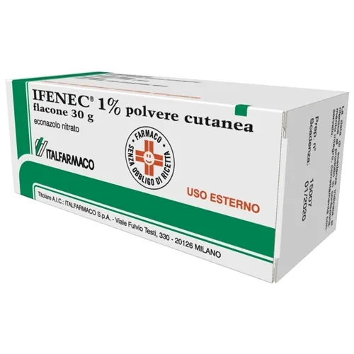Ifenec 1% Econazolo Nitrato Polvere Cutanea 30 g