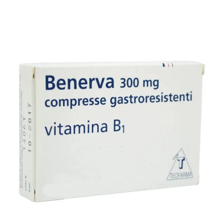 Benerva 300 mg 20 Compresse Gastroresistenti Vitamina B1