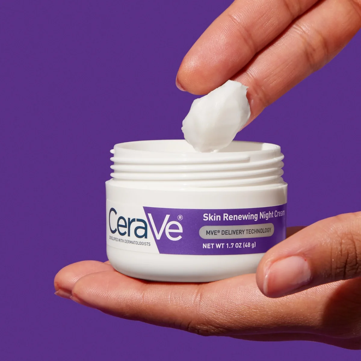 Cerave Skin Renewing Crema Viso con Peptidi 48 ml Idratazione