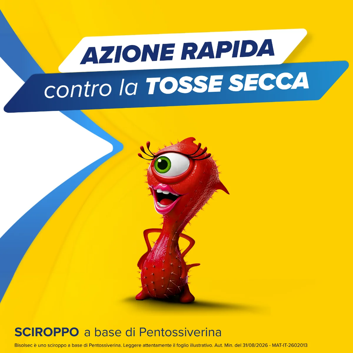 Bisolsec Soluzione Orale 190 Ml 2,13 Mg/Ml Trattamento Sintomatico Tosse Secca