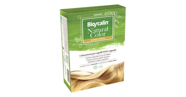 Bioscalin Natural Color Biondo Dorato Tintura Senza Ammoniaca