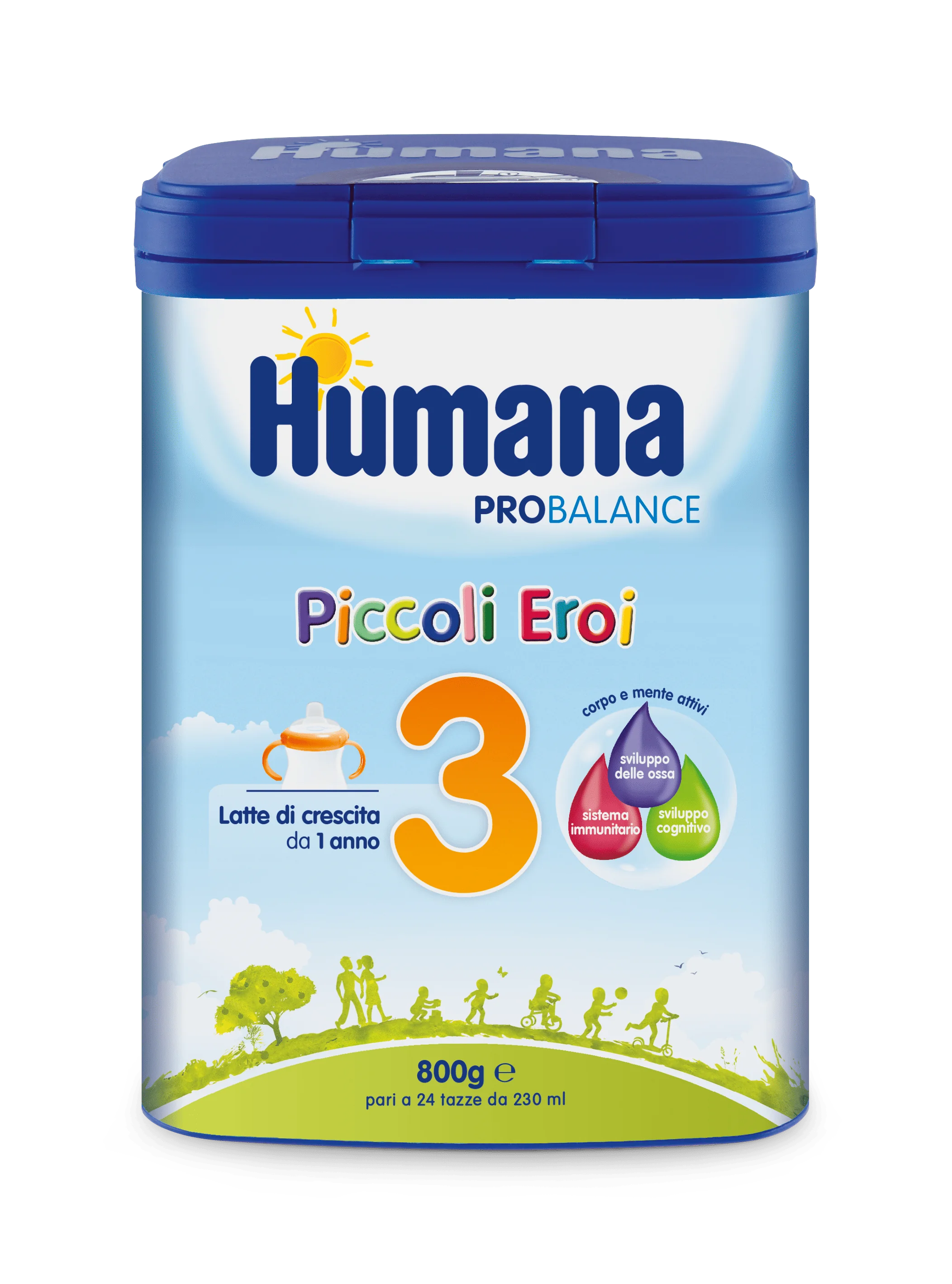 Humana 3 Probalance polvere 800 g Latte di crescita