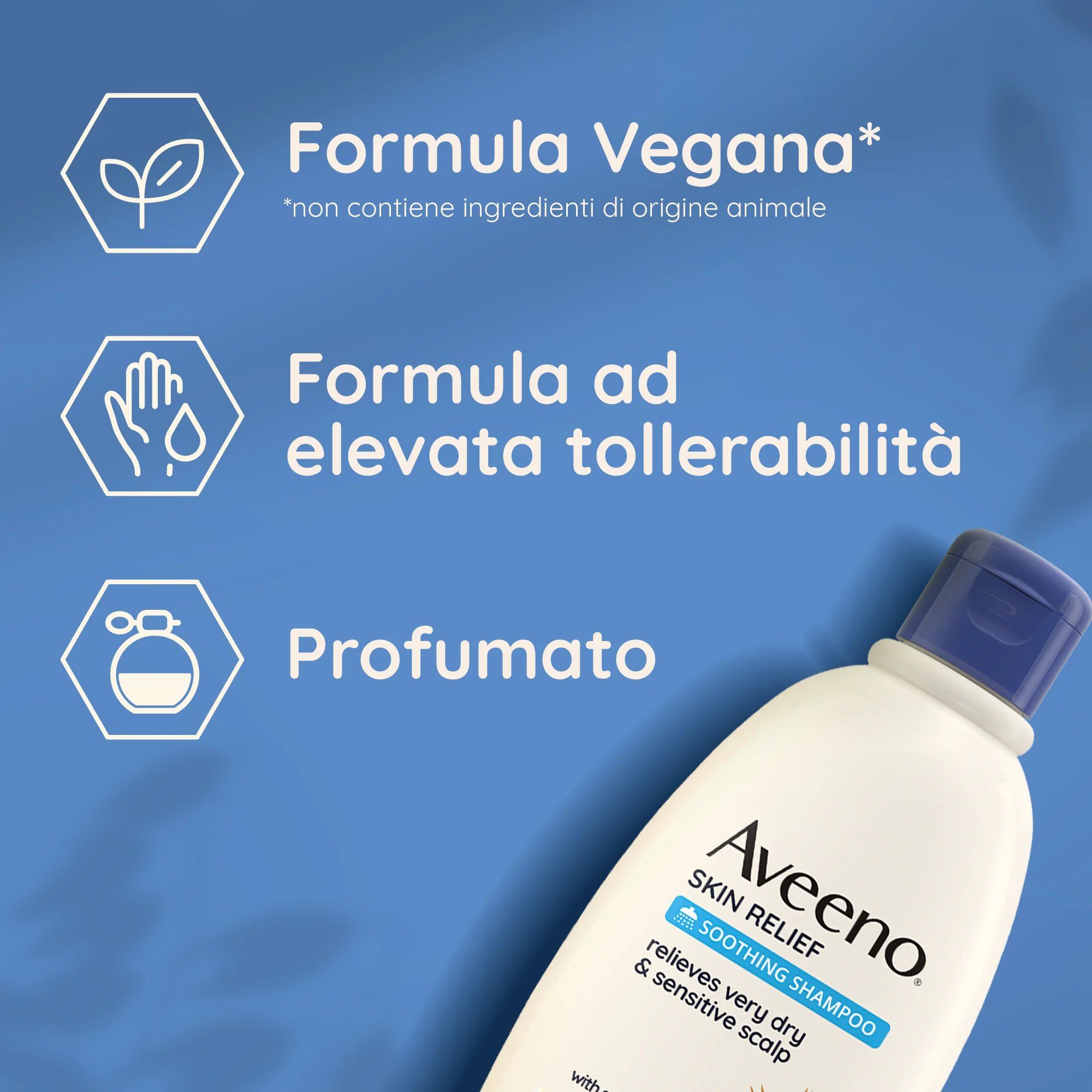Aveeno Skin Relief Shampoo 300 Ml Dermatologicamente Testato