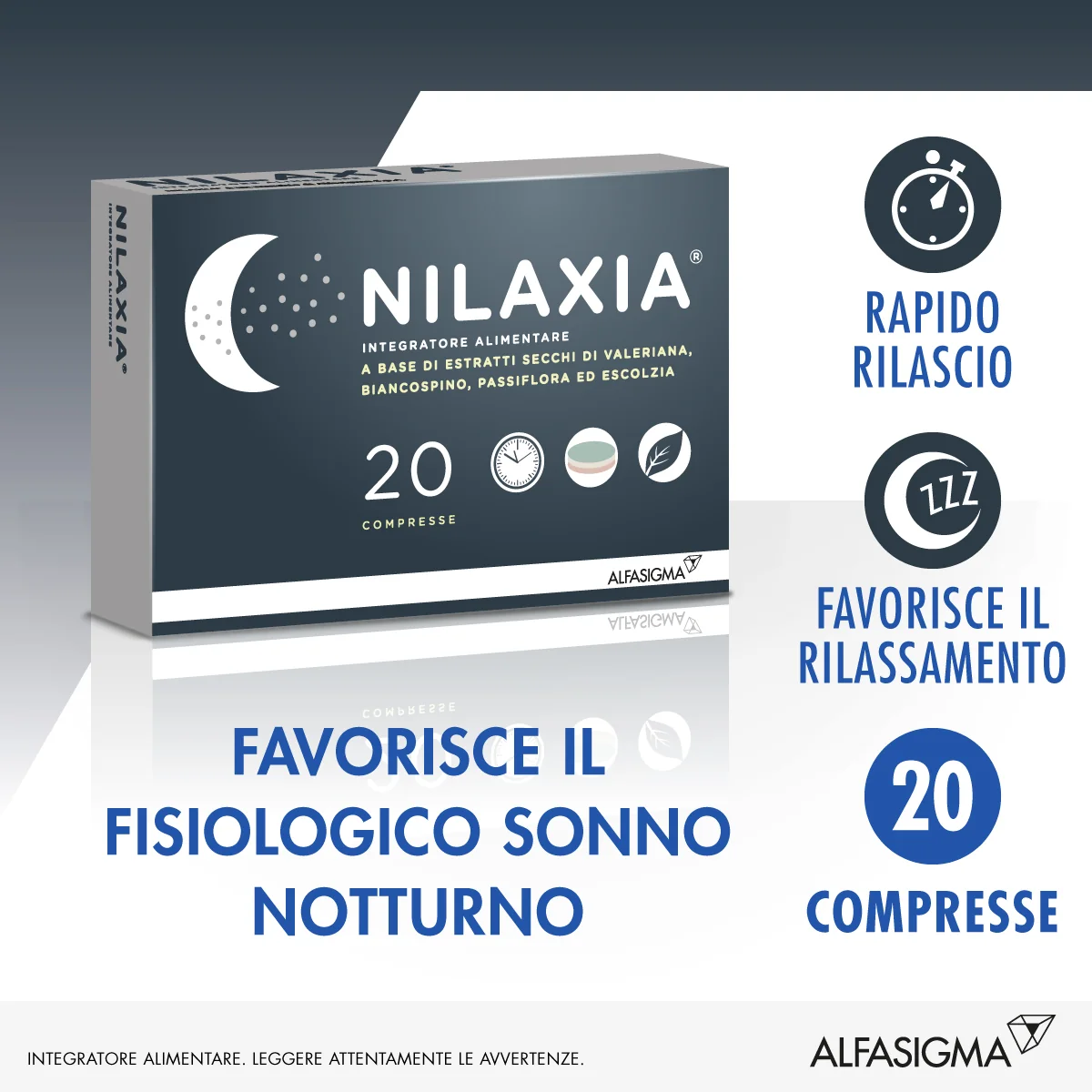 Nilaxia 20 Compresse Ansia e Sonno