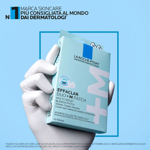 La Roche Posay Effaclar Duo+M Unspot Patches 22 Pezzi Trattamento Invisibile Anti Imperfezioni