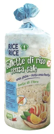 RICE&RICE GALLETTE DI RISO SENZA SALE BIOLOGICO SENZA GLUTINE 100 G