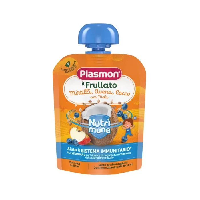 Frullati Nutrimune - Mirtilli Avena E Cocco 85 g Alimento per l'infanzia