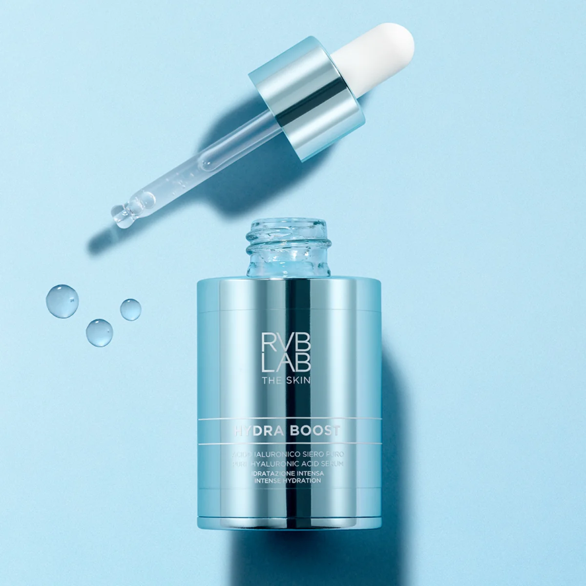 RVB LAB Hydra Boost Acido Ialuronico Siero Puro 30 ml Pelle Disidratata