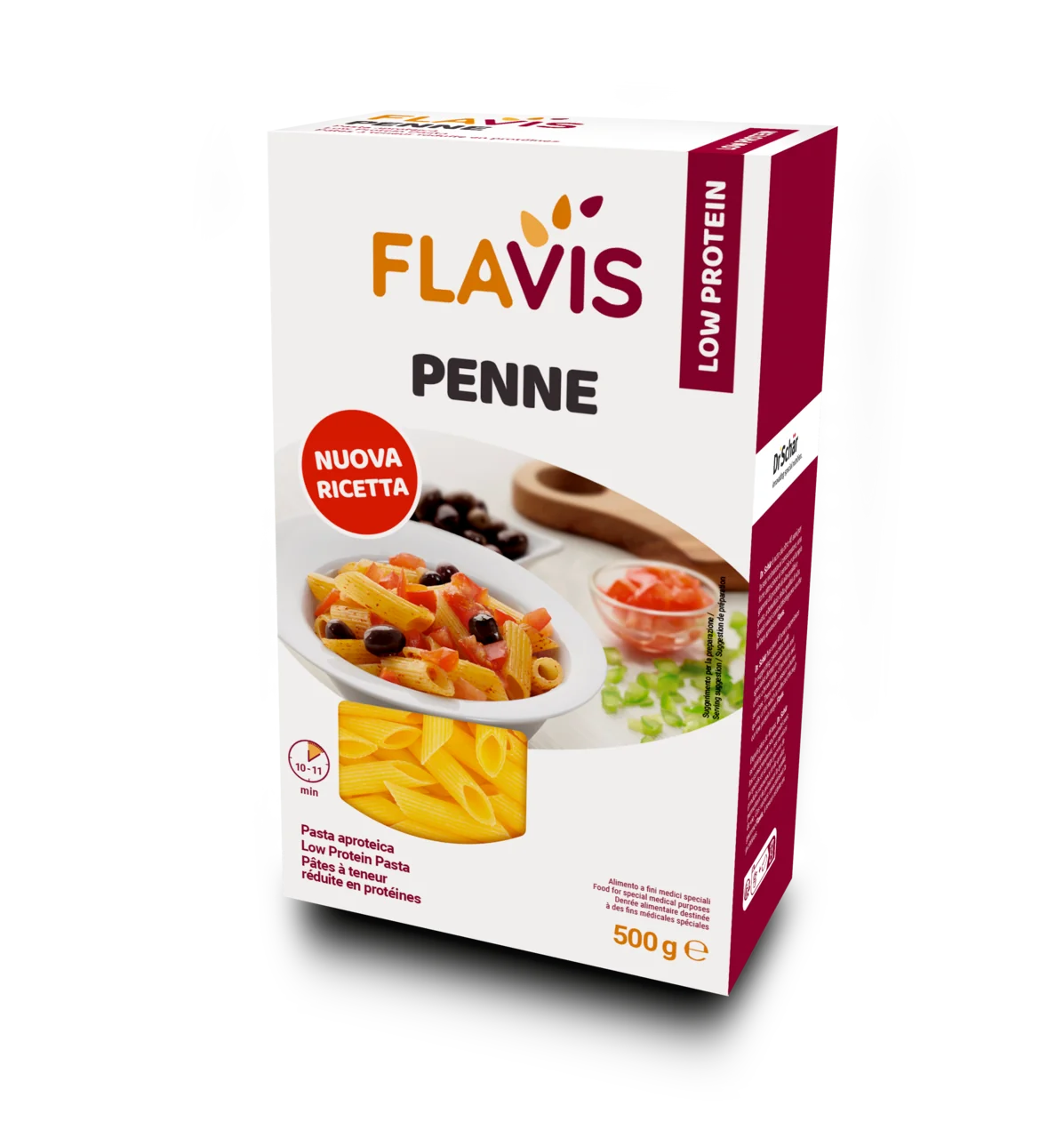 Flavis Penne 500G Ricco in Fibre