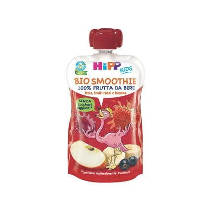 Hipp Bio Smoothie Mela Banana e Frutti Rossi 120 ml Da 1 anno