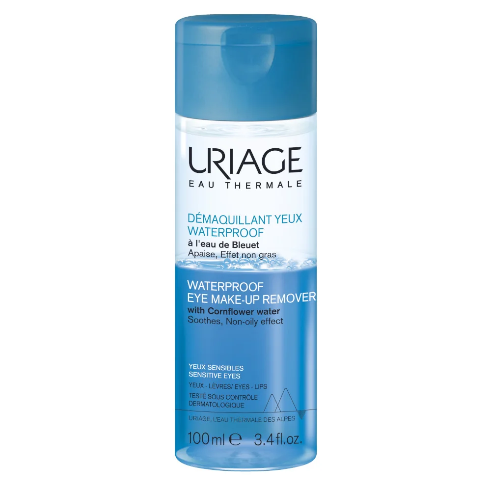 Uriage Eau Thermale Struccante Occhi Bifasico Waterproof 100 ml Tutti i Tipi di Pelle