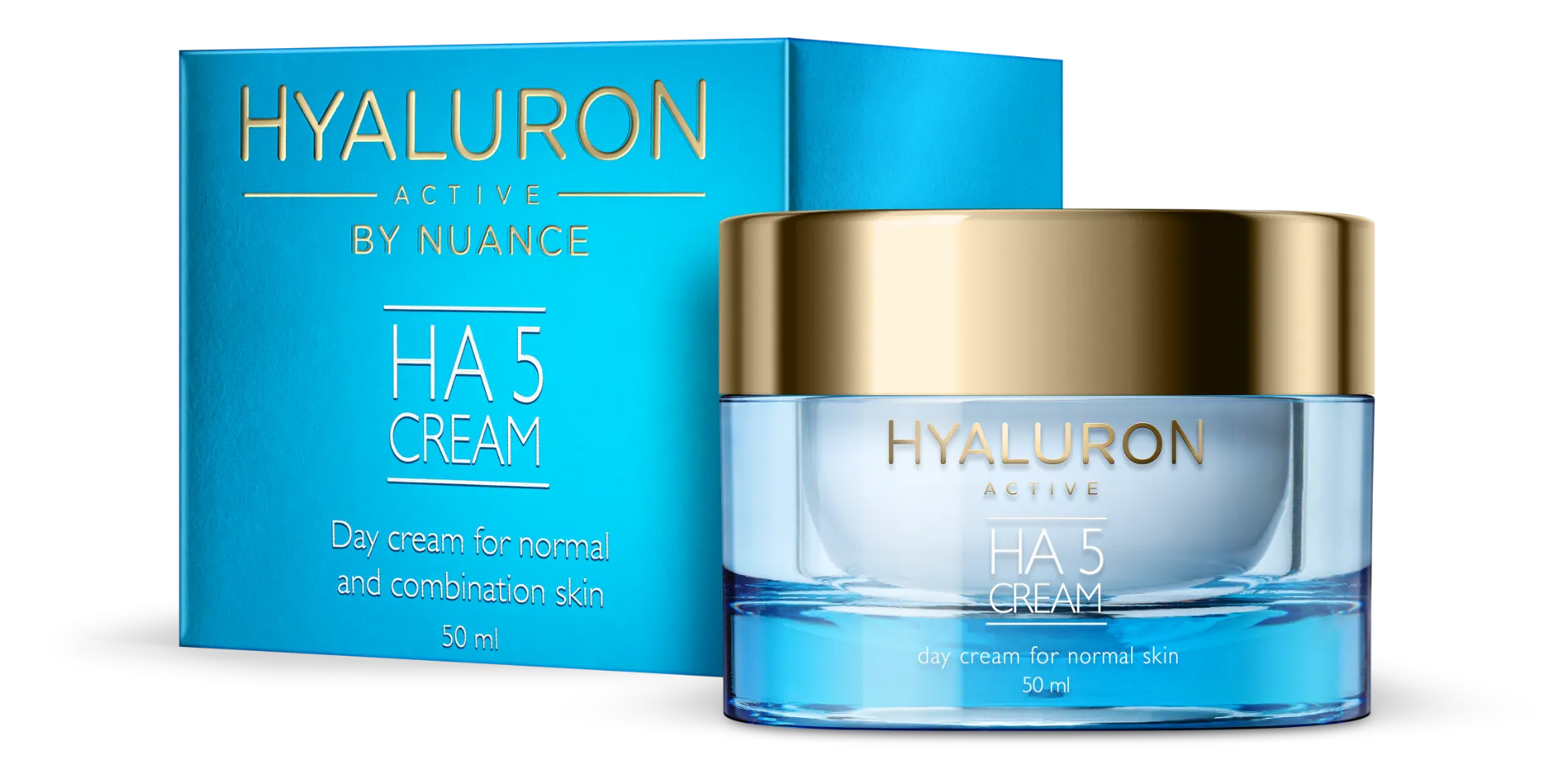 Nuance Hyaluron Active Ha 5 Day Cream Normal Skin 50 ml Per Pelli Normali