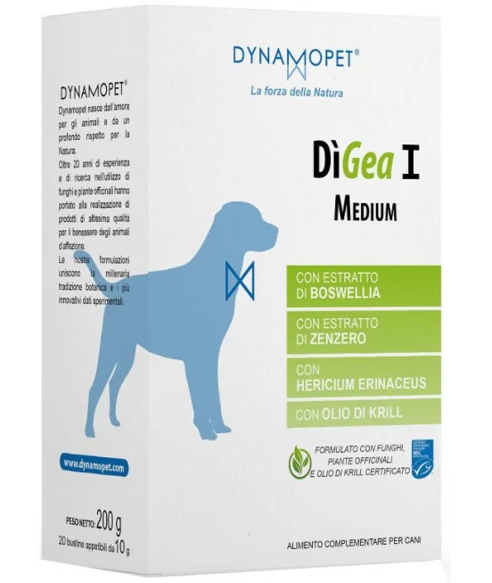 Digea I Medium Per Cani 20 Bustine da 10 g Alimento Complementare
