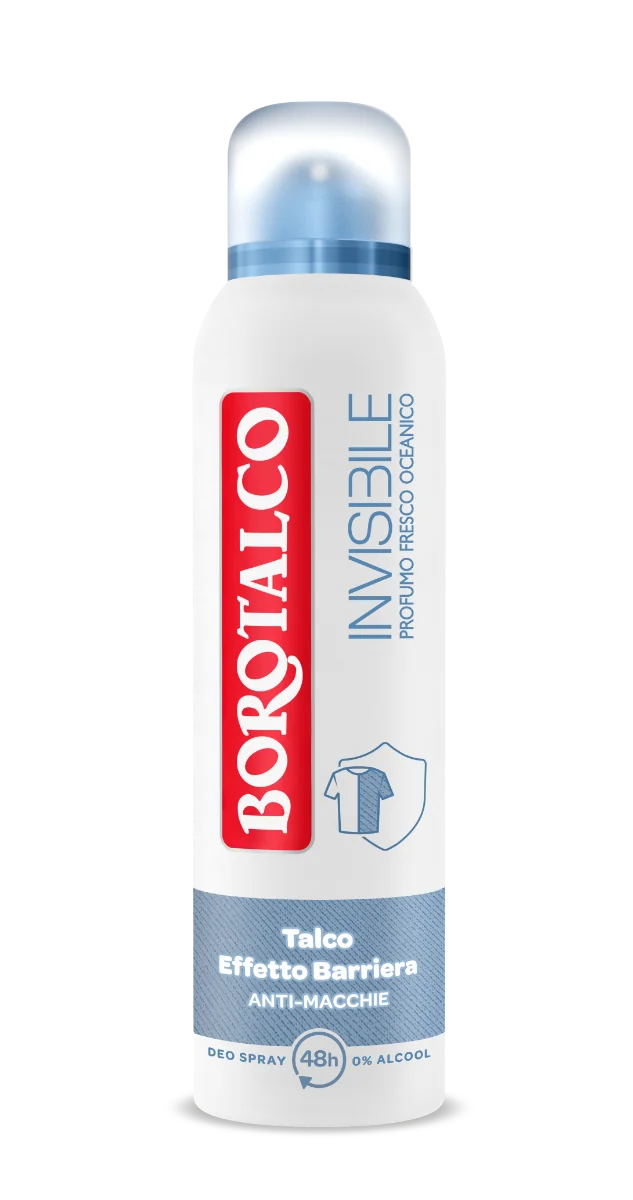 Borotalco Deo Spray Invisibile Azzurro 150 ml Deodorante 48h