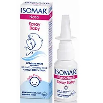 Isomar Naso Spray No Gas Baby Acqua di Mare Isotonica 30 ml 