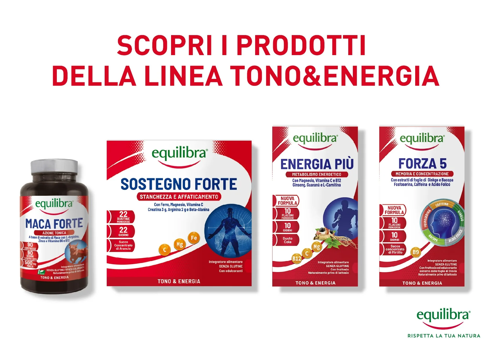 Equilibra Maca Forte 90 Compresse Contrasta la Stanchezza
