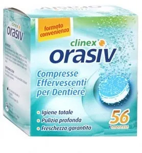 Orasiv Clinex Compresse Effervescenti 56 Pezzi Per Protesi Dentale