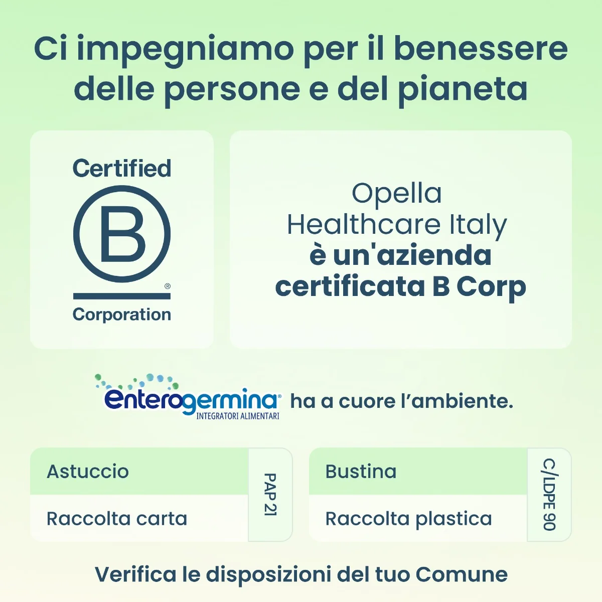 Enterogermina Gonfiore Addominale Integratore Elimina Gas 10 Bustine 