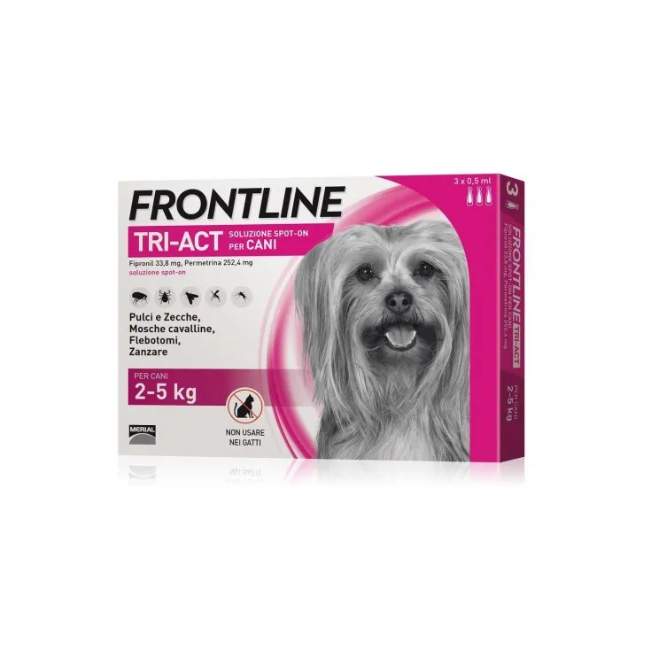 Frontline Triact 3 Pipette Xs 25 Kg 
