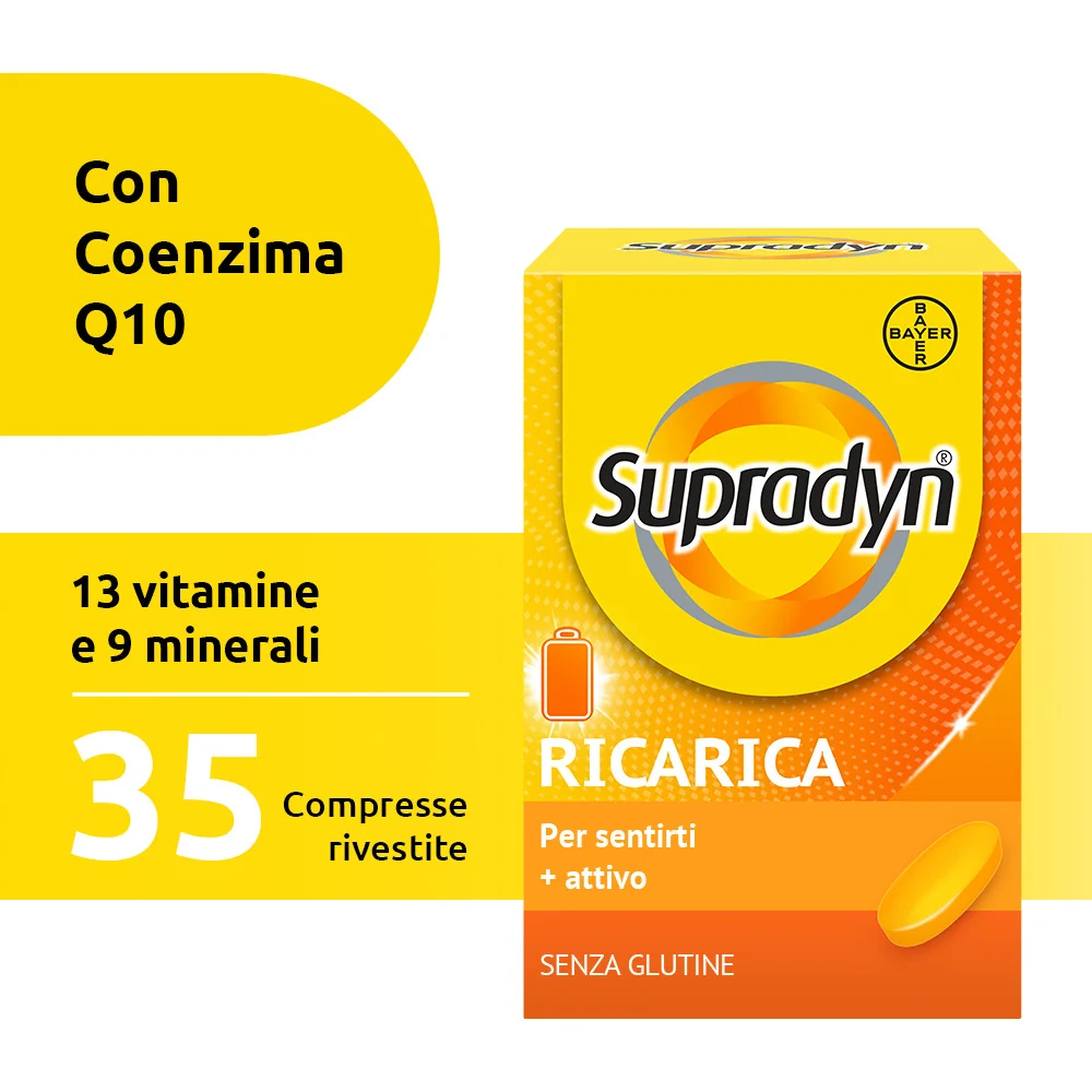 Supradyn Ricarica Integratore 35 Compresse Multivitaminico e Minerali