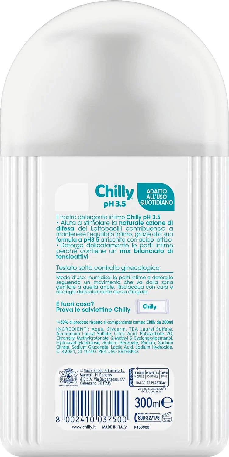 Chilly Detergente Ph 3.5 300 ml Protettivo