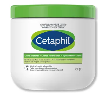 Cetaphil Crema Idratante 450 G in OMAGGIO Detergente Emulsione 250 Ml 