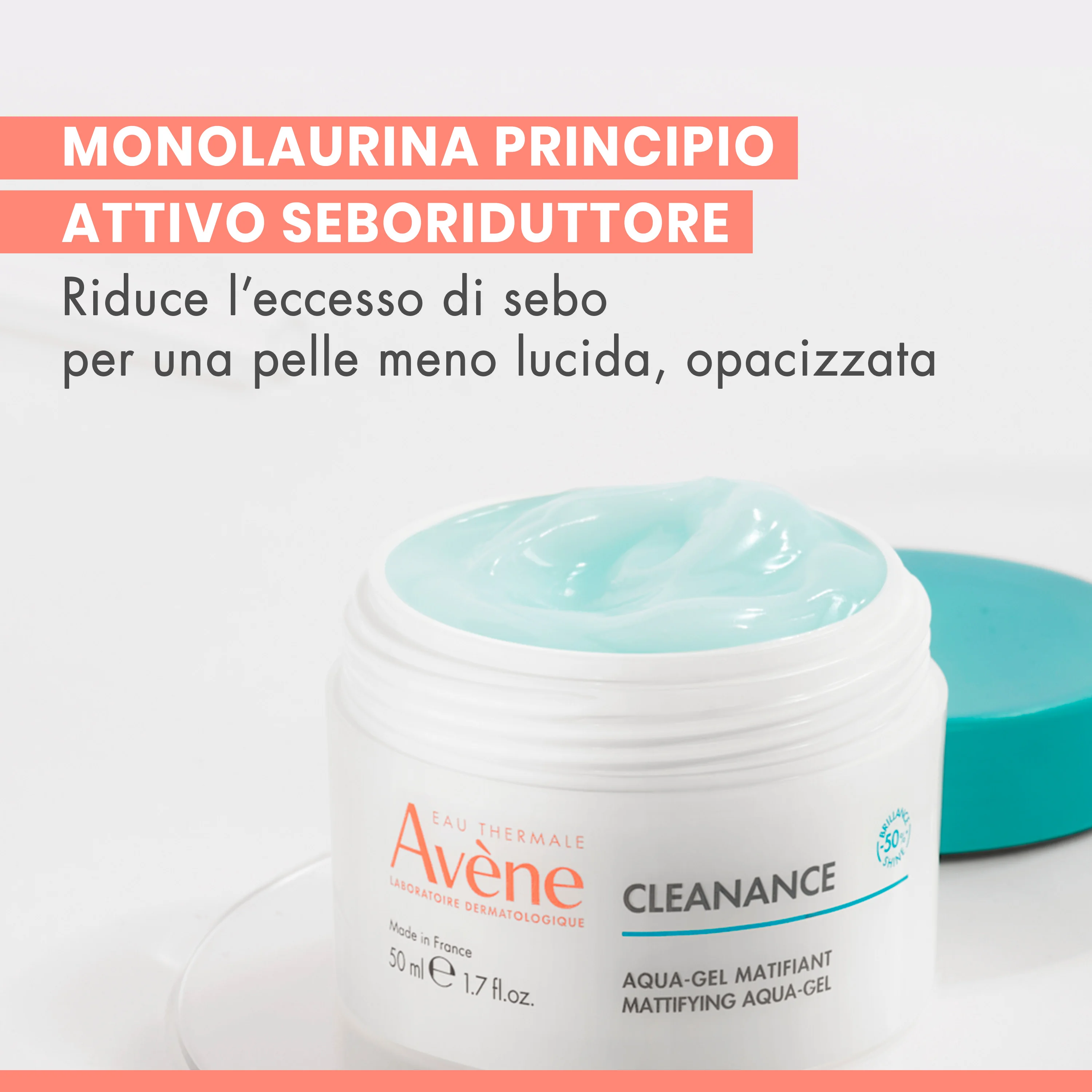 Avene Cleanance Acqua Gel 50 ml Pelle Sensibile
