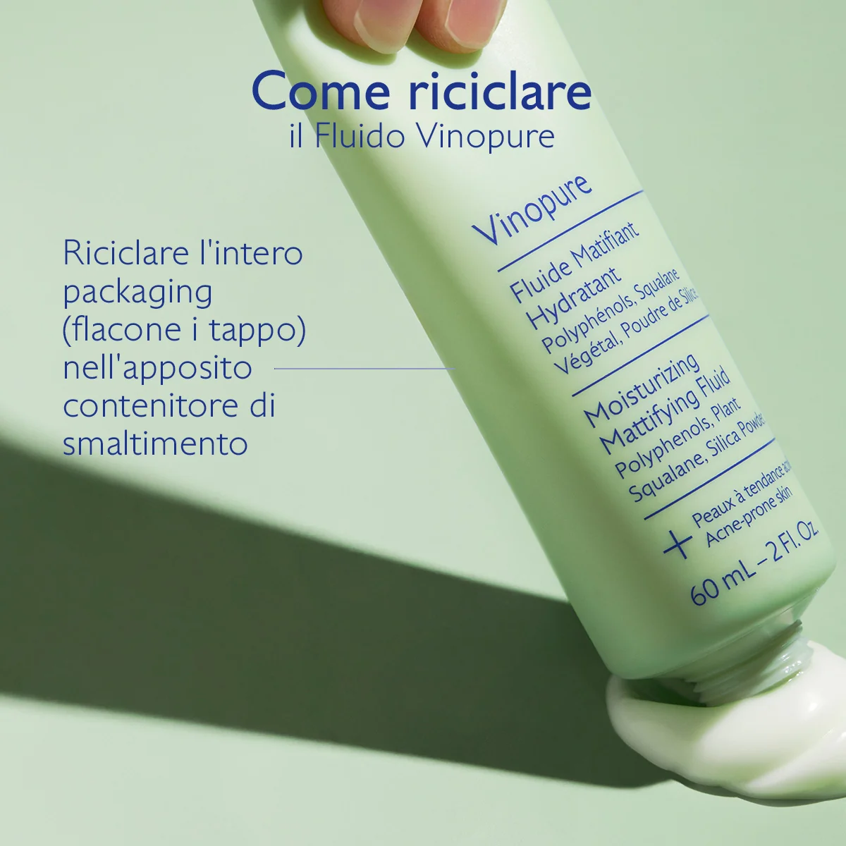 Vinopure Fluido Mat Idratante 60 Ml