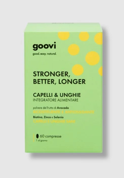 Goovi Capelli&Unghie - 60 Cpr Integratore per Capelli ed Unghie