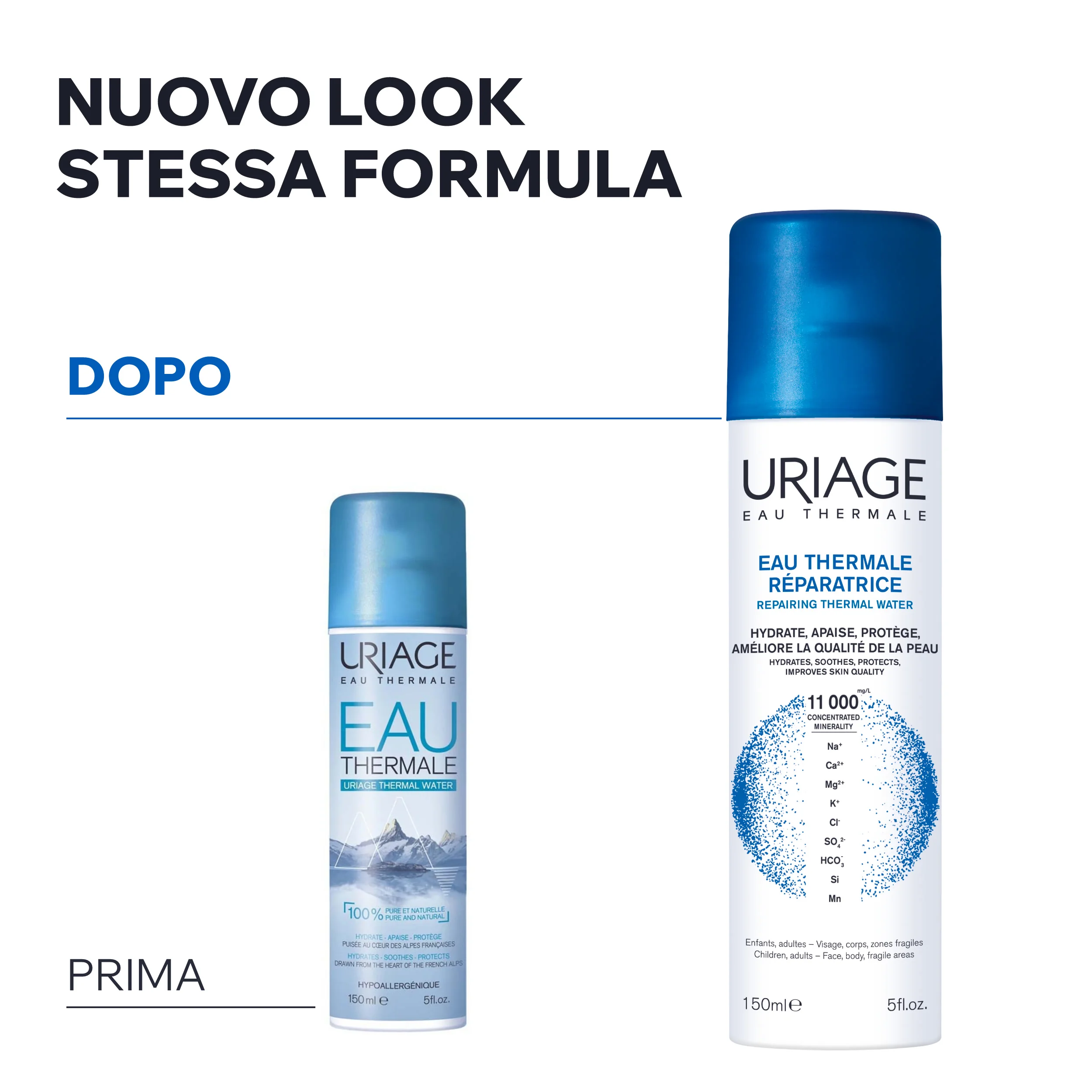 Uriage Eau Thermale Acqua Termale Spray 150 ml Idratante Lenitivo Protettivo