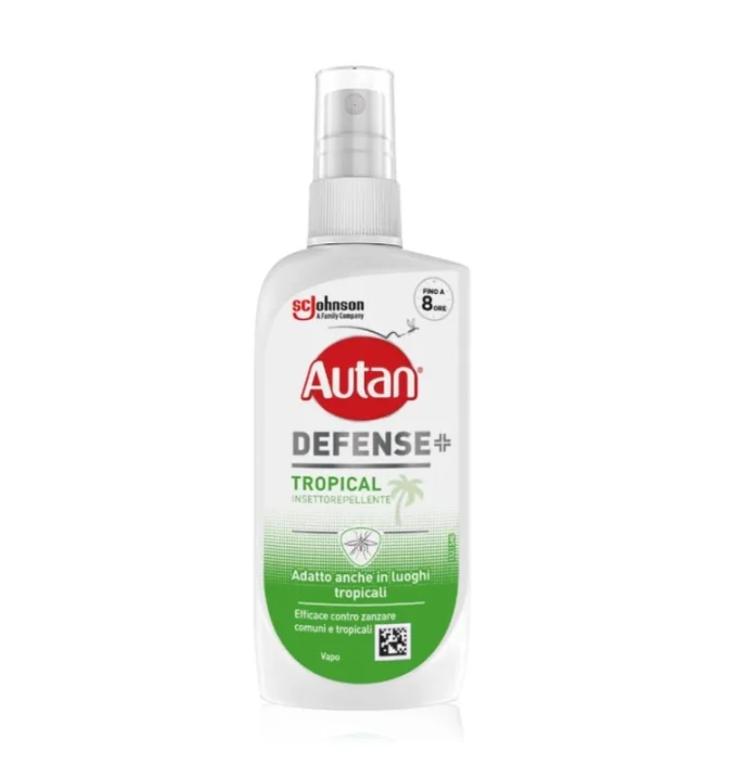 Autan Defense Tropical Repellente Spray 100 ml Protezione a Lunga Durata
