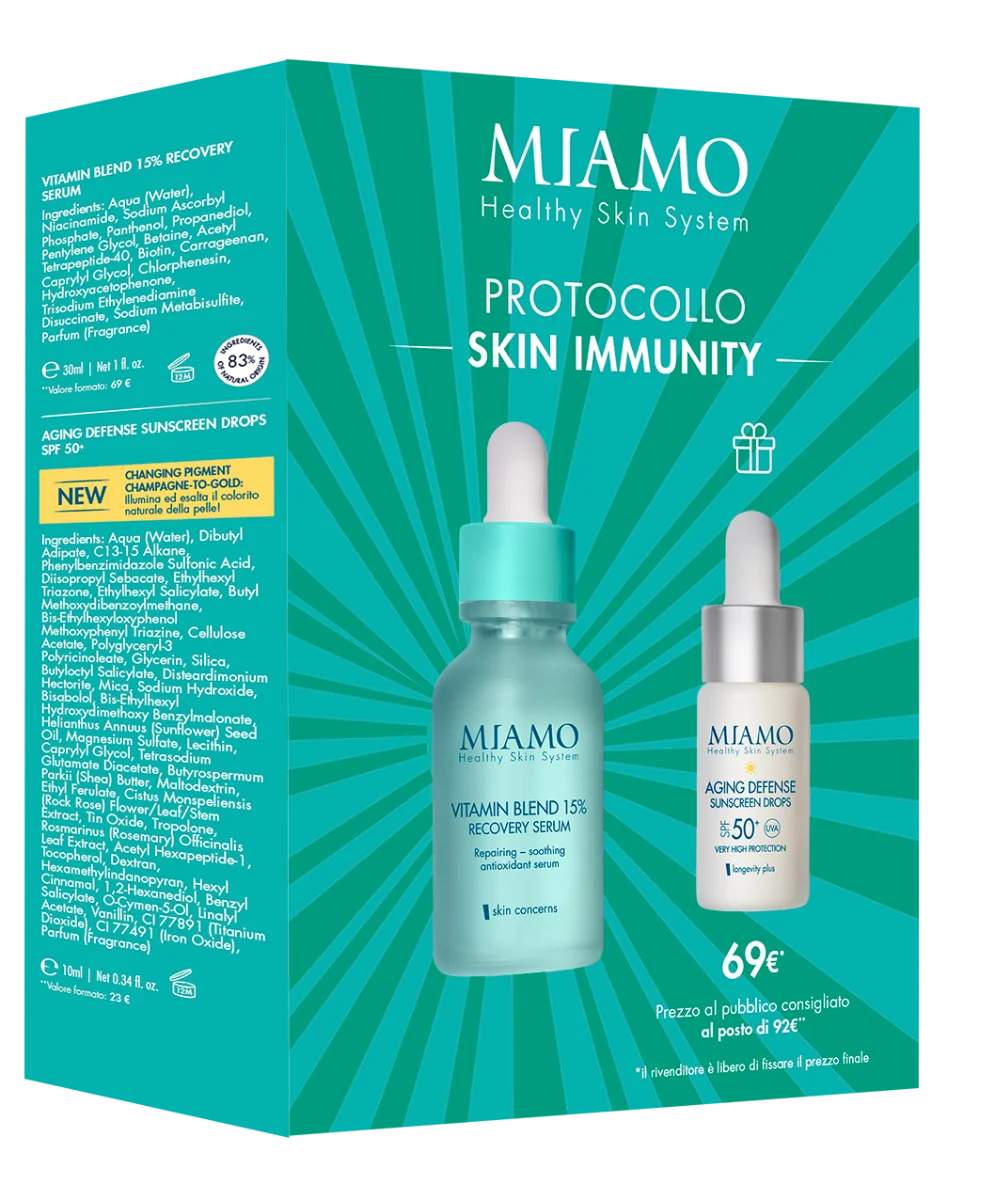 Miamo Cofanetto 2024 Skin Immunity Riduce Arrossamenti