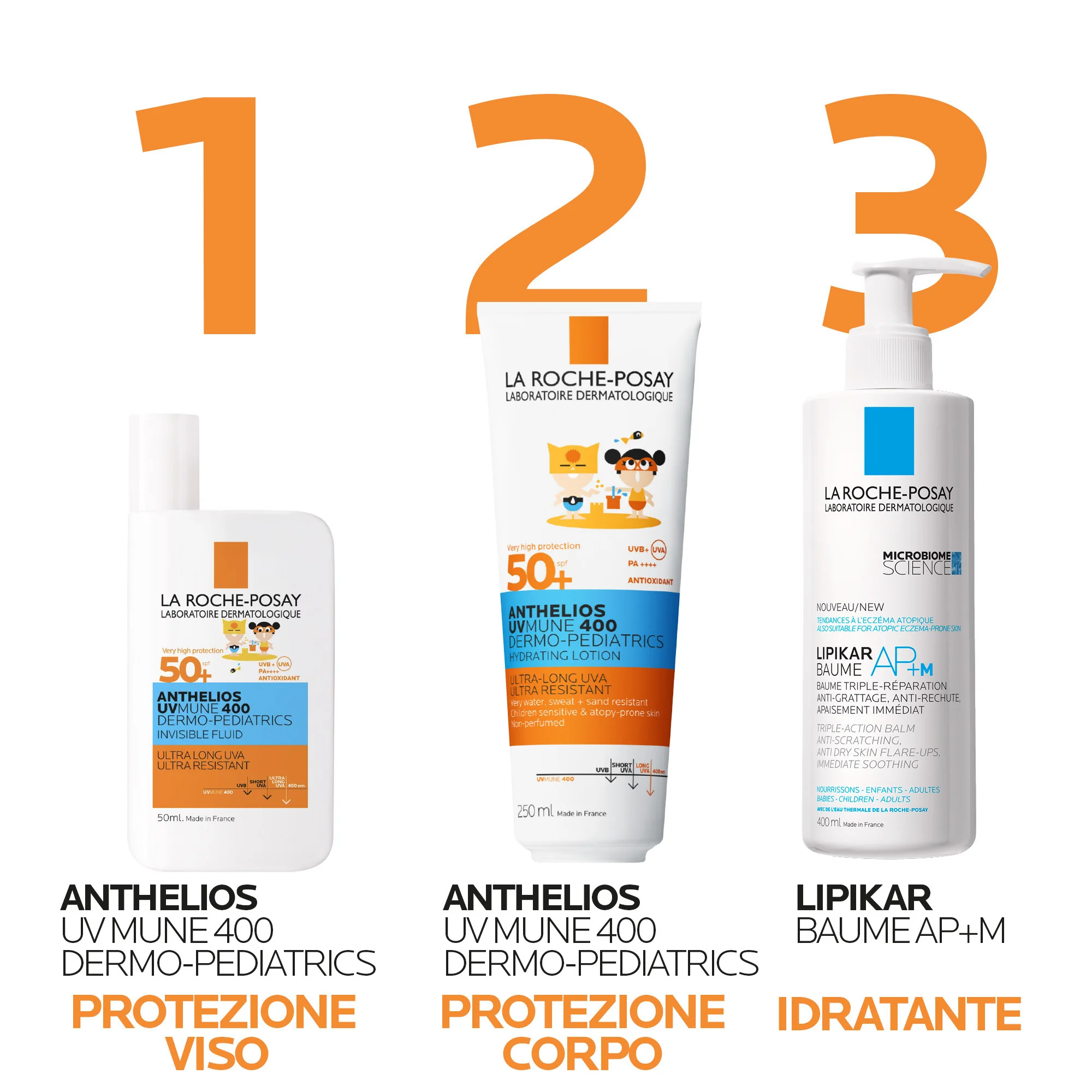 La Roche Posay Anthelios Latte Uvmune Bambini Spf50+ 250 ml Latte solare protettivo