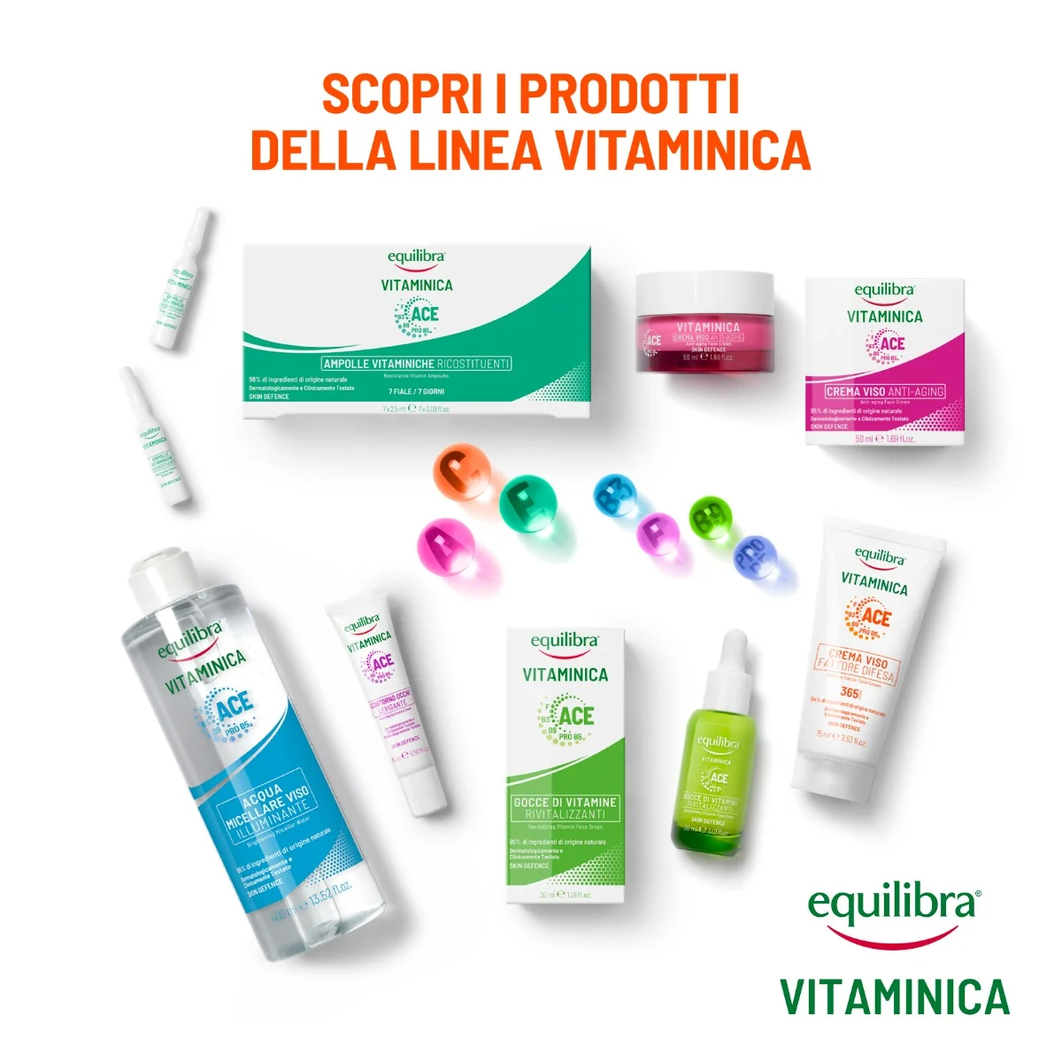 Equilibra Viso Vitaminica Crema Viso Fattore Difesa 75 Ml Difesa della Cute