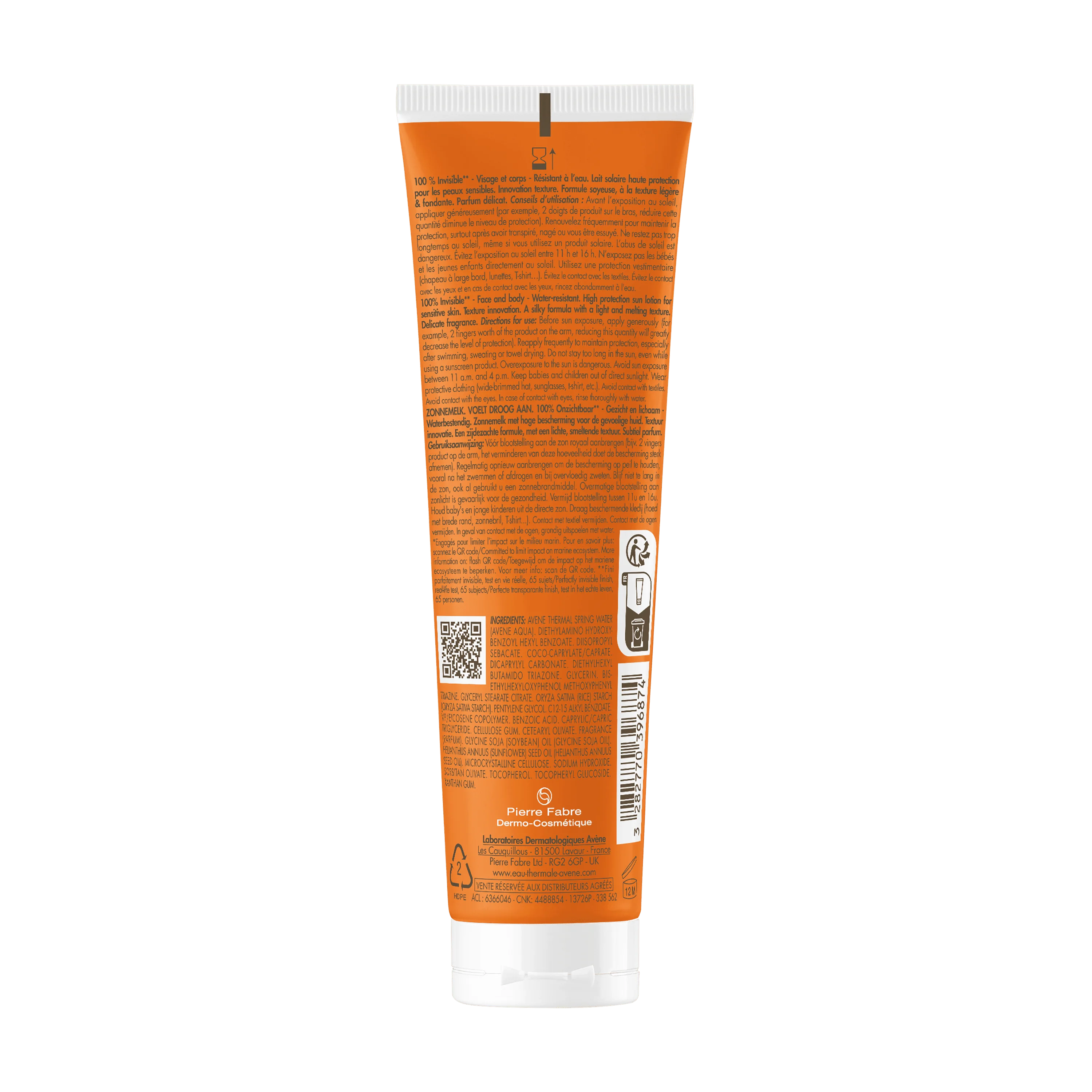 Avene Latte Solare SPF 50 100 ml Pelle Sensibile