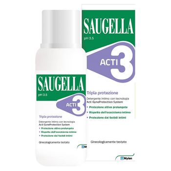 Saugella ACTI3 Detergente Intimo Tripla Protezione 250 ml 