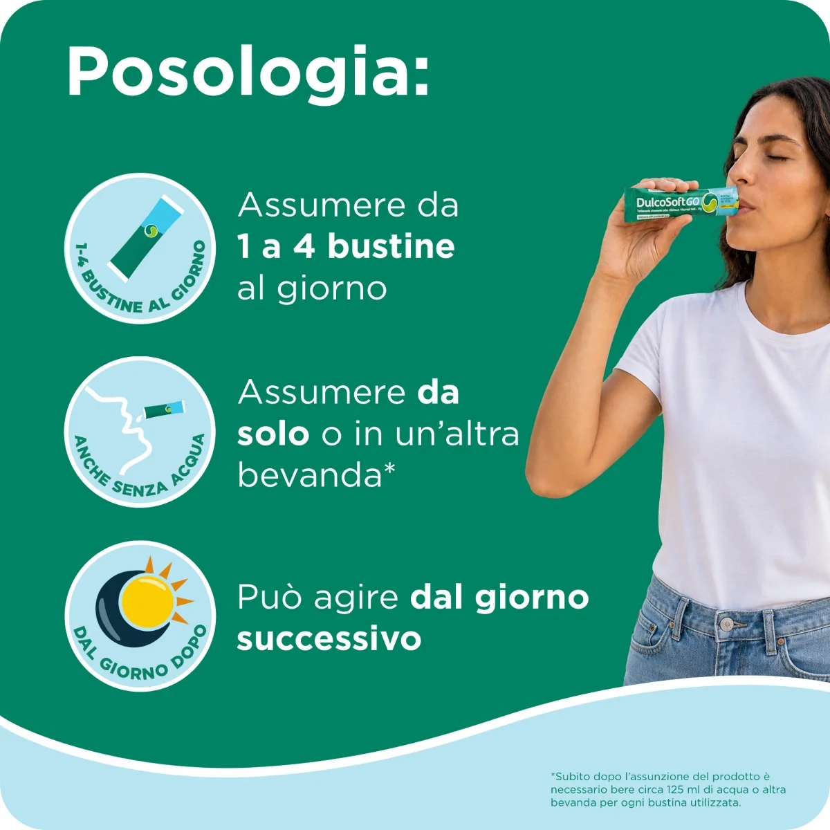 Dulcosoft Go Gusto Limone 20 Bustine Da 20 Ml