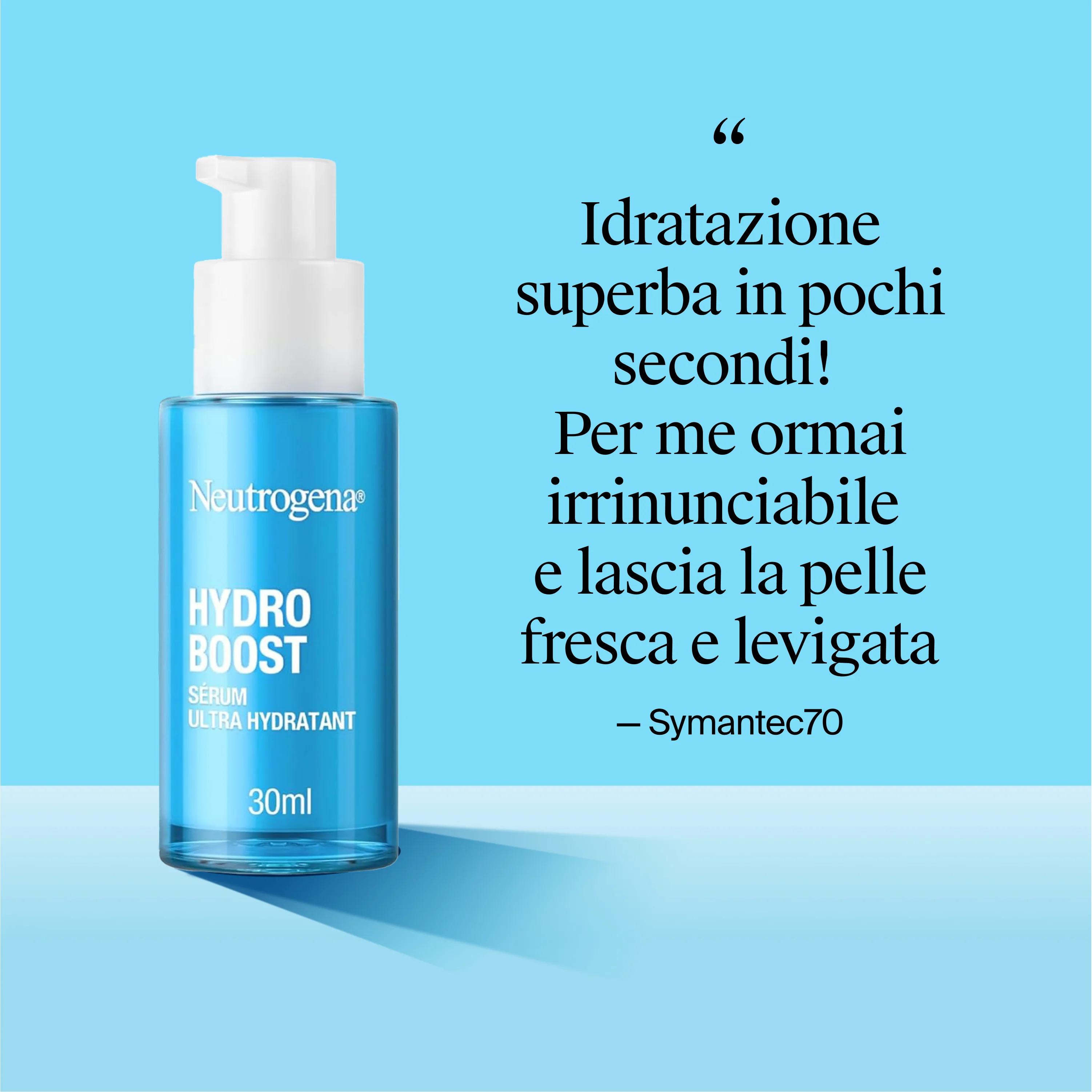 Neutrogena Hydro Boost Siero Ultra Idratante 30 Ml