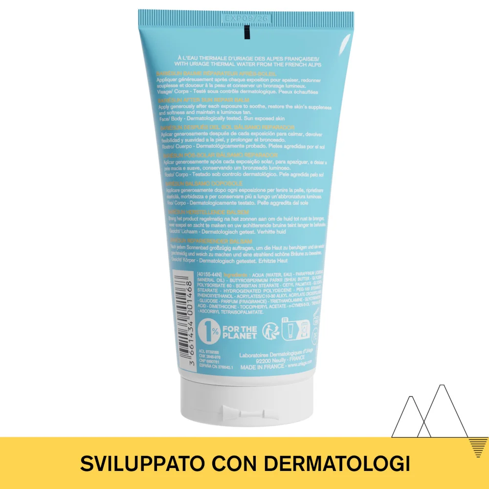 Uriage Barièsun Balsamo Riparatore Doposole Nutritivo 150 ml Pelle Sensibile