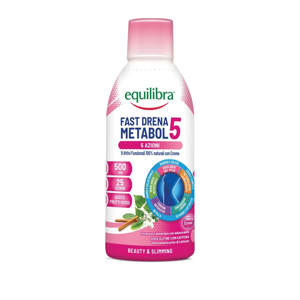 Equilibra Fast Drena 5 Metabol 500 Ml Senza Glutine