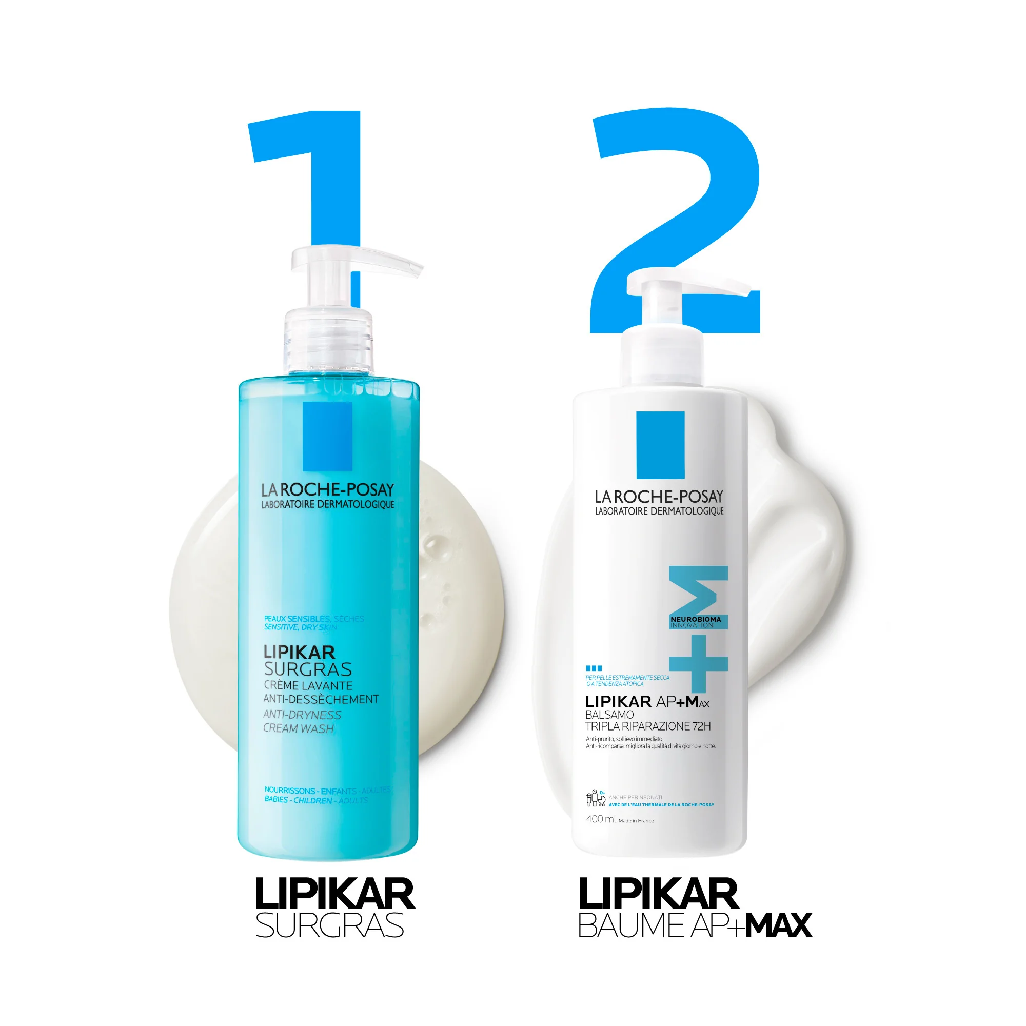 La Roche Posay Lipikar Surgras Docciacrema 400 Ml Detergente corpo