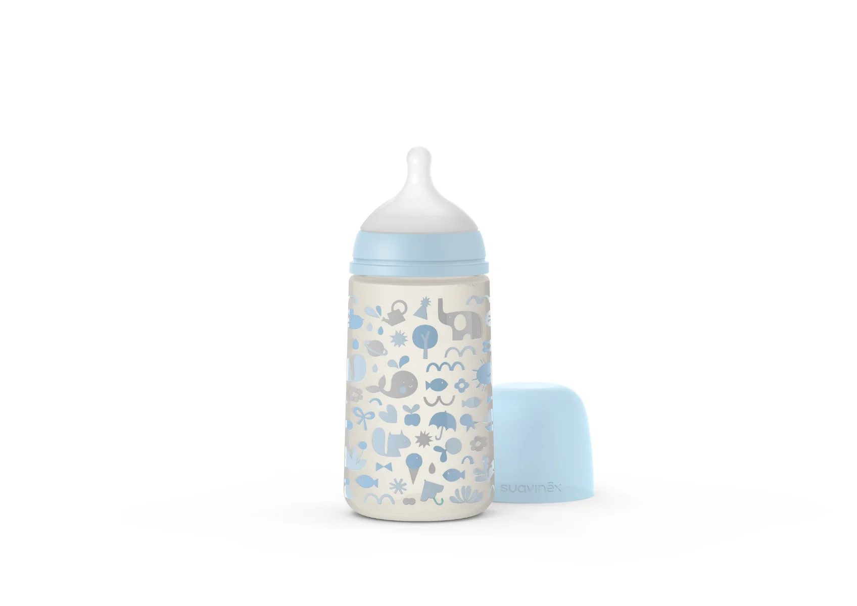 Suavinex Memories Biberon Silicone Sx Pro Azzurro 270 ml