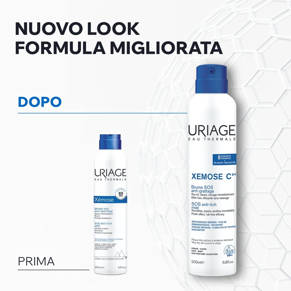 Uriage Xèmose Spray SOS Antiprurito 200 ml Ipoallergenico
