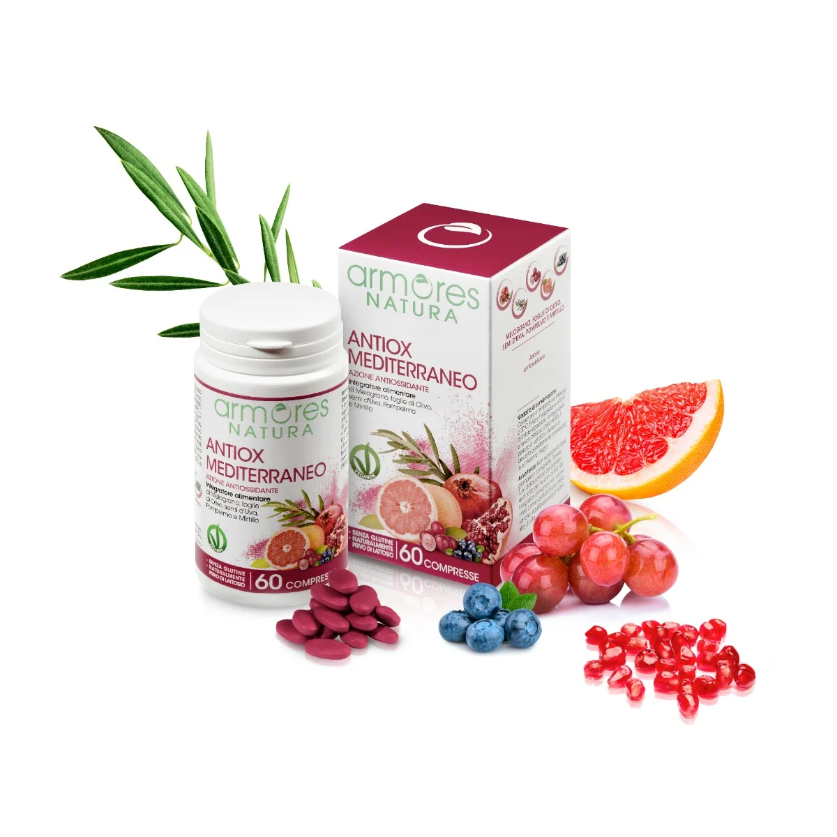 Armores Antiox Mediterraneo 60 Compresse Integratore Antiossidante