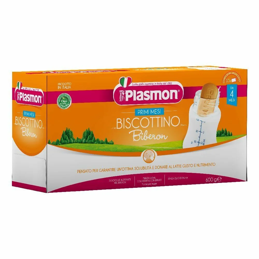 Plasmon Biscotti Biberon 600 g Con Minerali e Vitamine